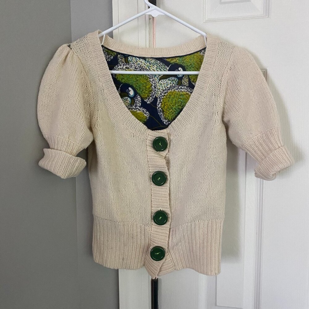 Moth Reversible Sweater Cardigan